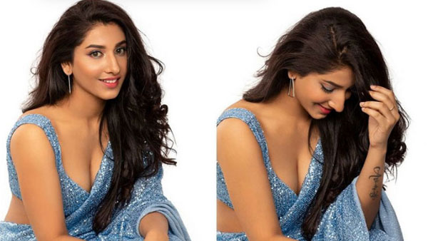 చీర ఫోటో షూట్ తో టెన్షన్