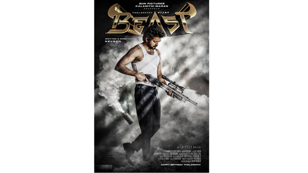 Thalapahy 65 is titled BEAST and first look is ravishing Thalapahy 65 is titled BEAST and first look is ravishing
