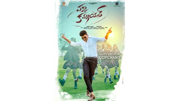 Gopichand pakka comercial movie first look Gopichand pakka comercial movie first look