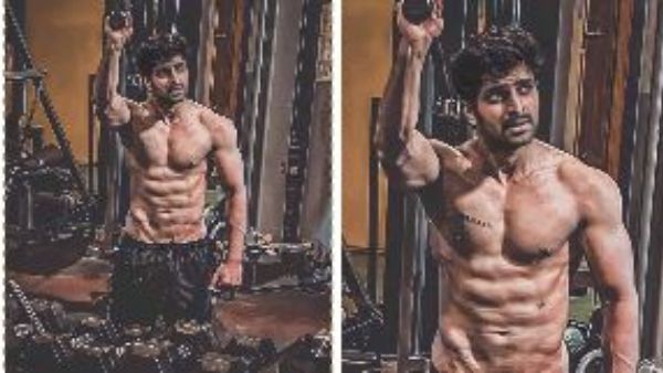 Hero Naga shaurya new fitness workout photo viral Hero Naga shaurya new fitness workout photo viral
