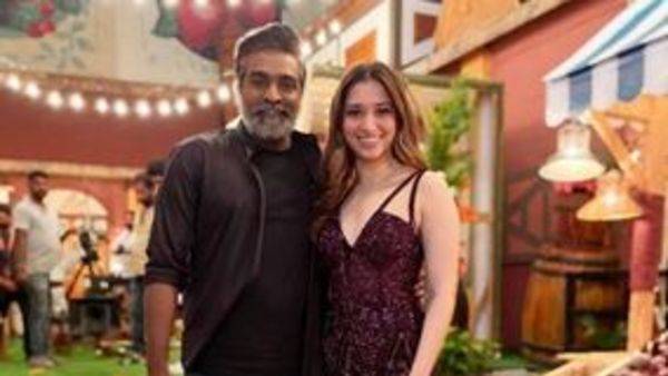 Tamannaah bhatia with Vijay Sethupathi for a special shoot Tamannaah bhatia with Vijay Sethupathi for a special shoot