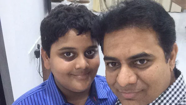 టాలీవుడ్లోకి సీఎం కేసీఆర్ మనవడు.. టాప్ డైరెక్టర్, నిర్మాత ప్రయత్నాలు.. హిమాంషు ట్వీట్తో రూమర్లకు చెక్!
