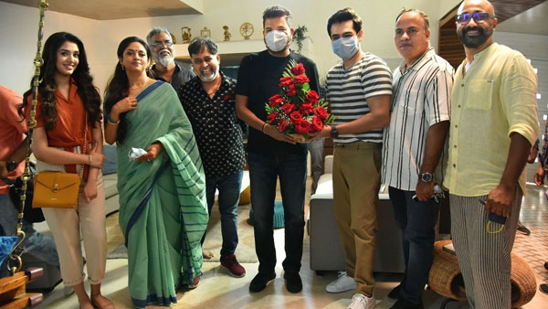 Director Shankar visited the sets of RAP019 today Director Shankar visited the sets of RAP019 today