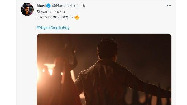 nanis Shyam Singha Roy Last schedule begins in hyderabad nanis Shyam Singha Roy Last schedule begins in hyderabad