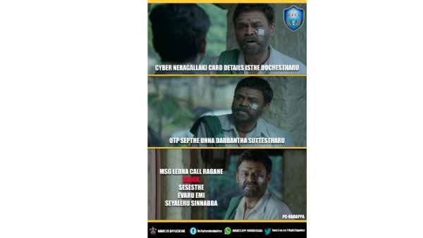 Hyderabad City Police Use Daggubati Venkatesh Narappa Dialogue Hyderabad City Police Use Daggubati Venkatesh Narappa Dialogue
