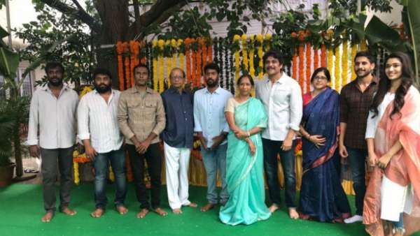 Akkineni Nagarjuna and Naga Chaitanya Starrer Bangarraju Shooting Started Akkineni Nagarjuna and Naga Chaitanya Starrer Bangarraju Shooting Started