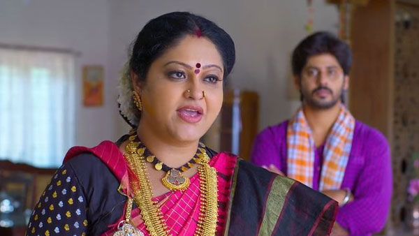జ్ఞానాంబ అసహనం..