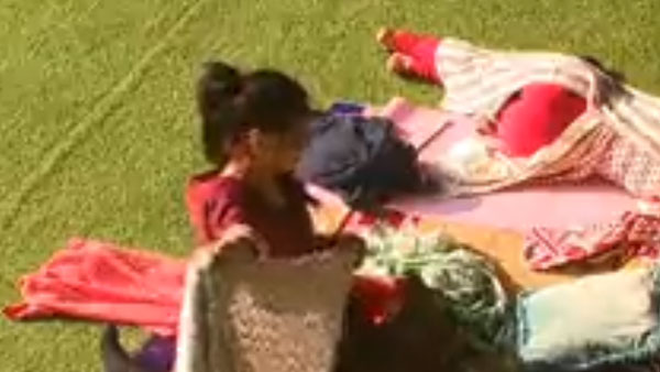 బయటే అతడితో కలిసి పడుకుని