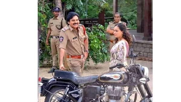 nitya menon and Pawan kalyan special look from bheemla nayak nitya menon and Pawan kalyan special look from bheemla nayak