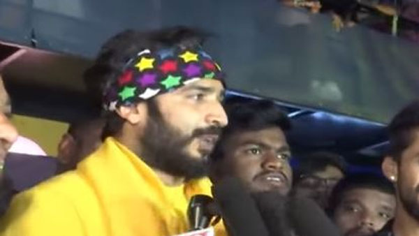 బిగ్బాస్ ఇంటి వద్ద తెలంగాణవాదుల నిరసన
