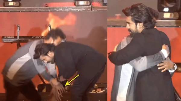 కాళ్లకు నమస్కరించిన చరణ్
