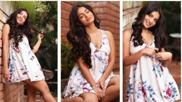 స్లీవ్లెస్ గౌనుతో గ్లామర్ ట్రీట్