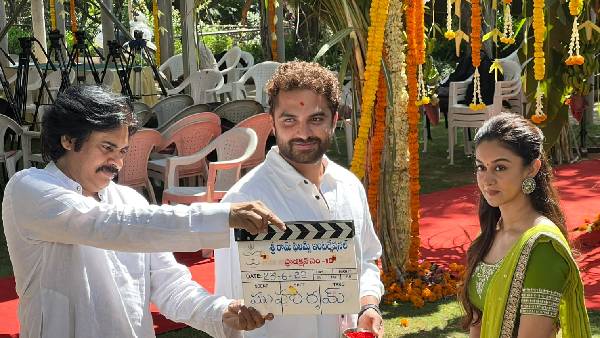 power star pawan kalyan at vishwak sen new movie launch event, power star pawan kalyan at vishwak sen new movie launch event,