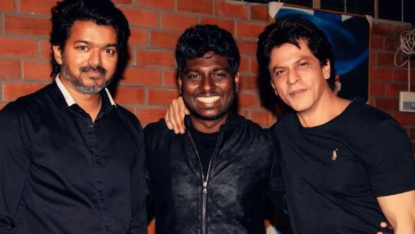 Director Atlee Kumar photo with Shah Rukh Khan and Vijay goes Viral in Social media Director Atlee Kumar photo with Shah Rukh Khan and Vijay goes Viral in Social media