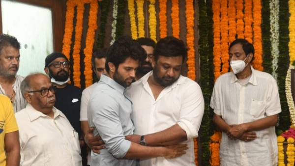 Vijay Deverakonda pays homage to Rebel Star KrishnamRaju garu Vijay Deverakonda pays homage to Rebel Star KrishnamRaju garu