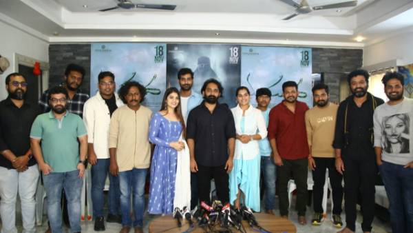 Director Swaroop RSJ, Venkatesh Maha, Vivek Atreya, Vinod Anamtoj, Sandeep Raj about Masooda movie Director Swaroop RSJ, Venkatesh Maha, Vivek Atreya, Vinod Anamtoj, Sandeep Raj about Masooda movie