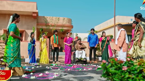 ముగ్గుల పోటీలో..