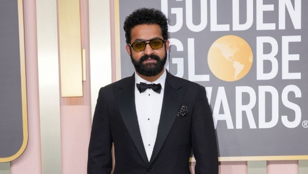 Jr NTR surprises birth day gift to Variety Magazine Reporter at Golden Globe awards at Los Angeles Jr NTR surprises birth day gift to Variety Magazine Reporter at Golden Globe awards at Los Angeles