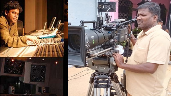 లైట్స్ సరి చేస్తుండగా..