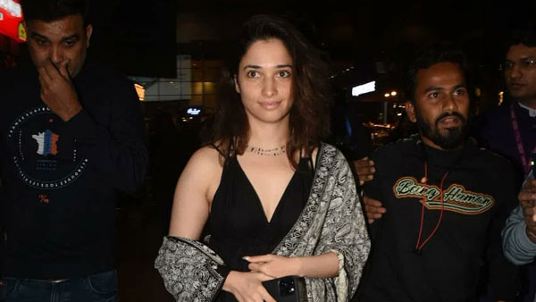 ముంబైకి చేరుకొన్న మిల్కీ బ్యూటీ