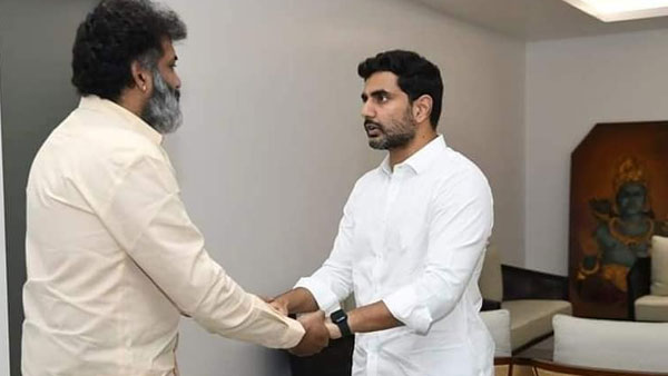 Actor Tarakaratna met TDP Leader Nara Lokesh: express desire to serve TDP Actor Tarakaratna met TDP Leader Nara Lokesh: express desire to serve TDP